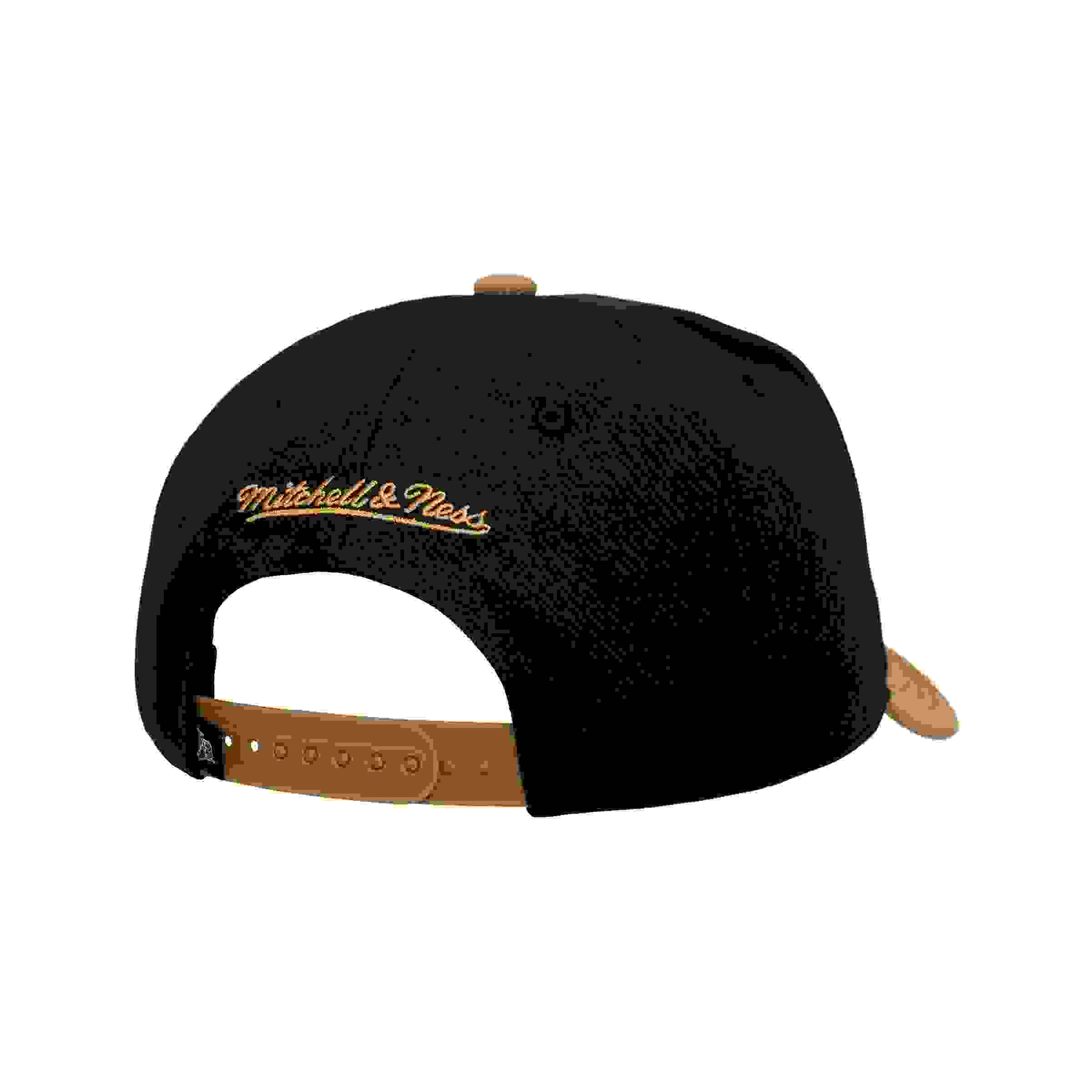 Mitchell & Ness Tampa Bay Rays Side Script Black Snapback Hat